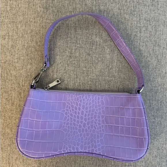 JW PEI Purple Leather Shoulder Bag - Picture 1 of 2
